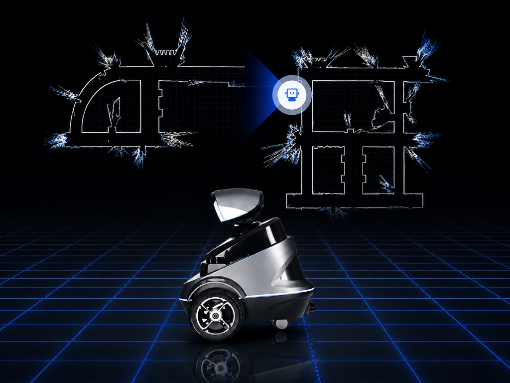 PadBot S2 executando tarefas de patrulha programadas