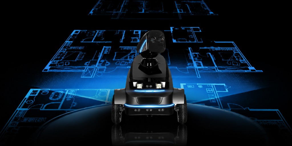 PadBot S2 em patrulhamento autônomo de grande área